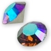 Dreamtime Crystal 1028 Round Rhinestones Smoked Topaz AB PP14